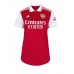 Cheap Arsenal Martin Odegaard #8 Home Football Shirt Women 2022-23 Short Sleeve